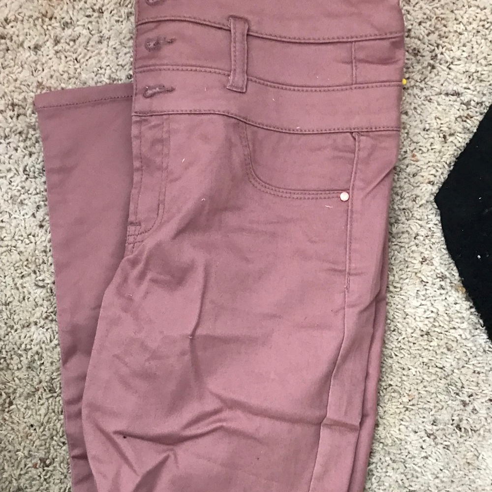High waisted jeans